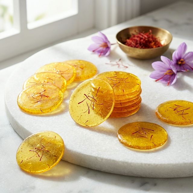 پولکی زعفرانی